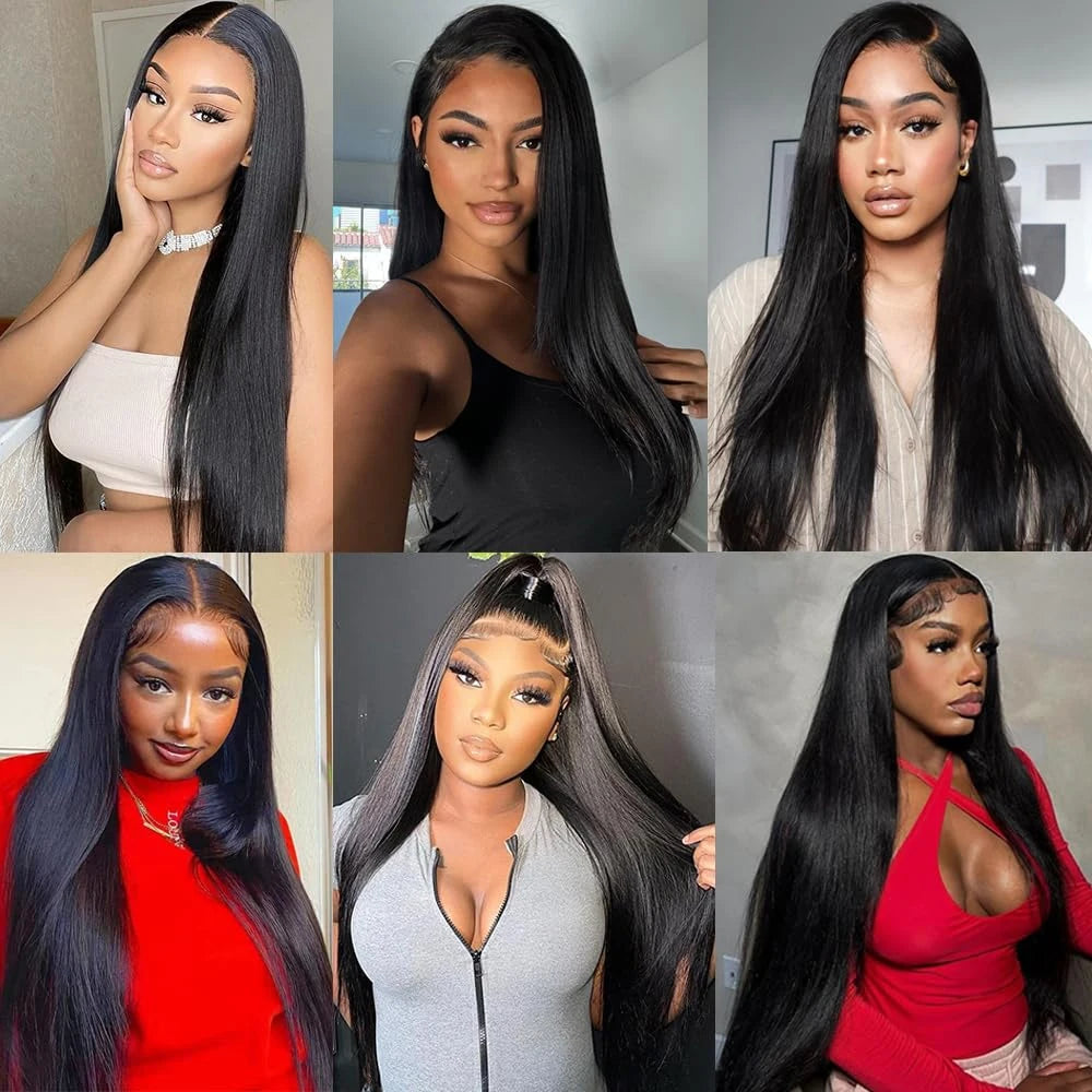 Straight Brazilian Weave Raw Human Hair Bundles