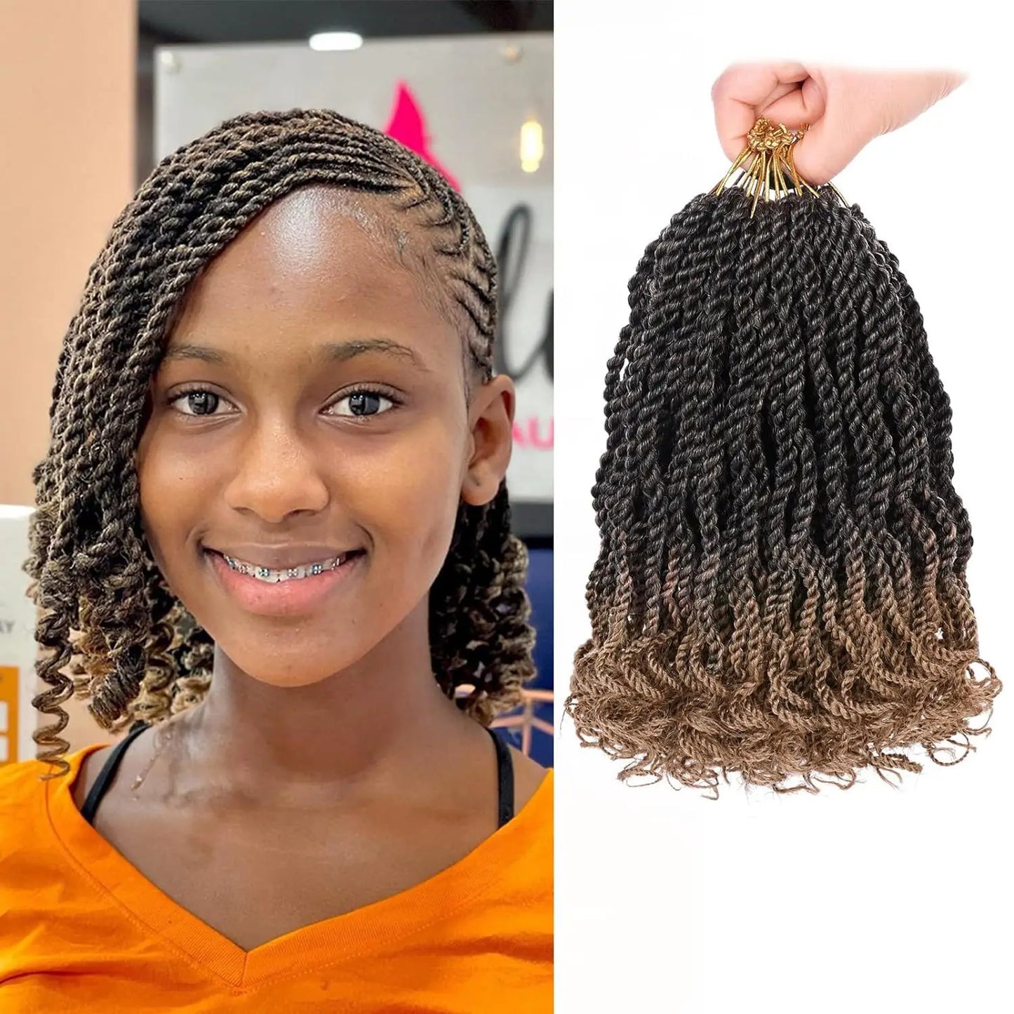 Senegalese Twist Synthetic Pre-Looped Crochet Hair