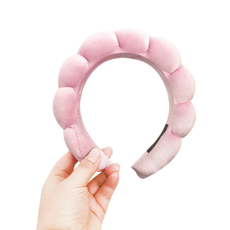 Women's TerryCloth Spa Puffy Sponge Headbands