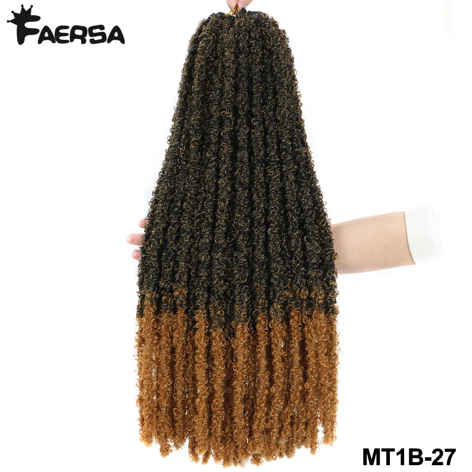 Butterfly Locs Crochet Synthetic Hair - Various Colors Available