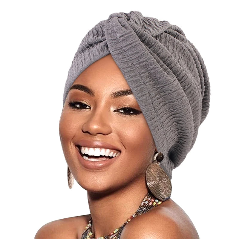 New Women's Turban Elatstic Wrap