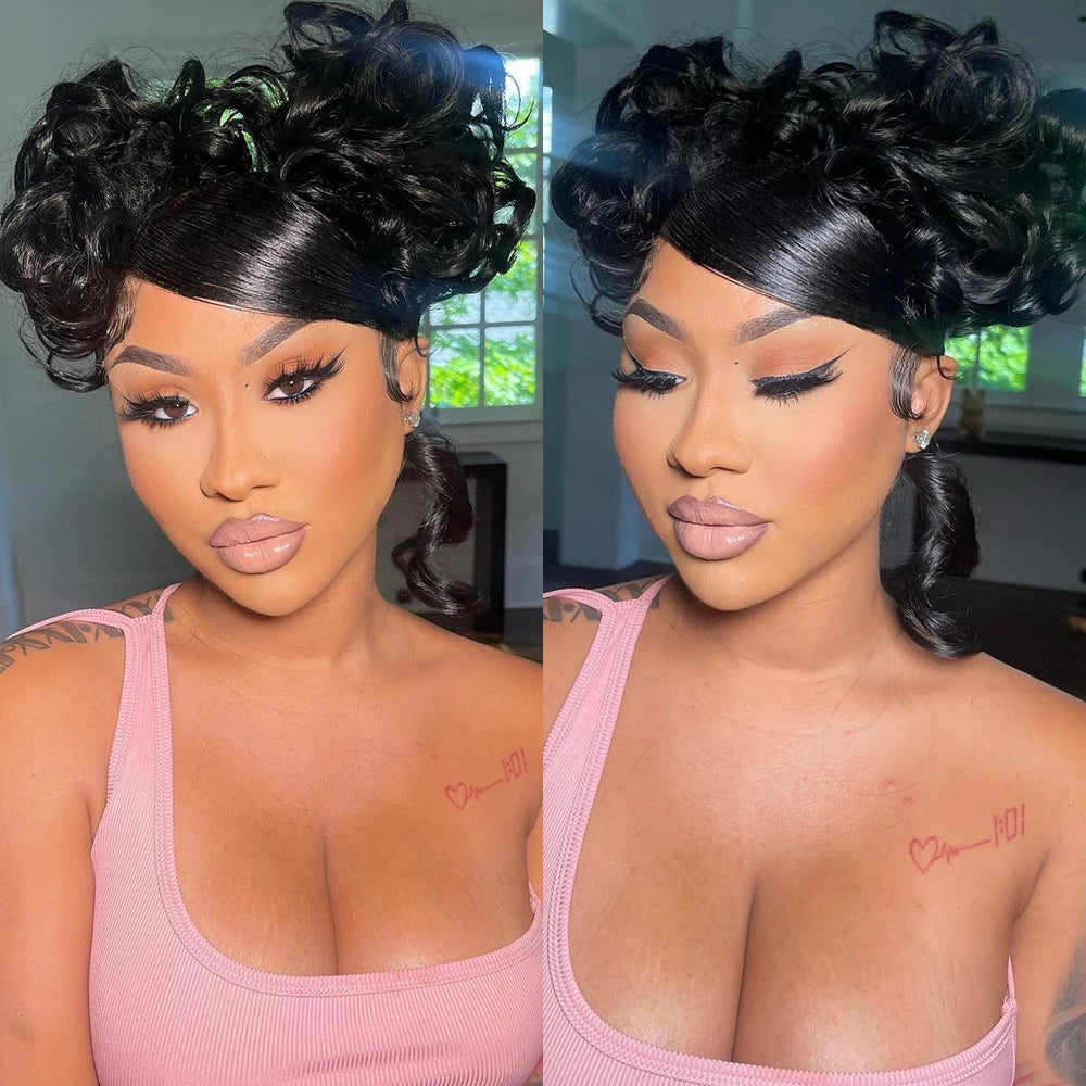 Body Wave - Transparent HD Full 360 Pre Plucked Lace Front Human Hair Wig