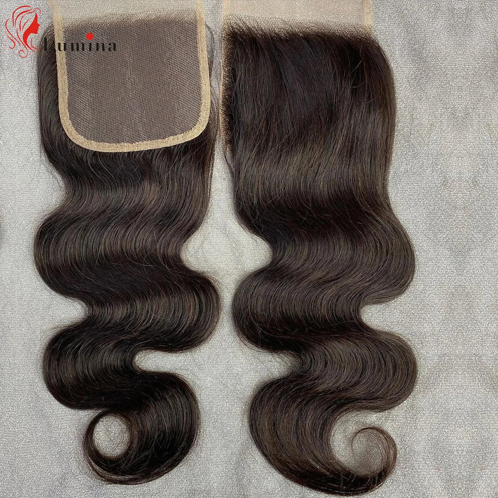 Body Wave Brazilian Remy Pre Plucked 100% Human Hair Lace Frontal or Closures