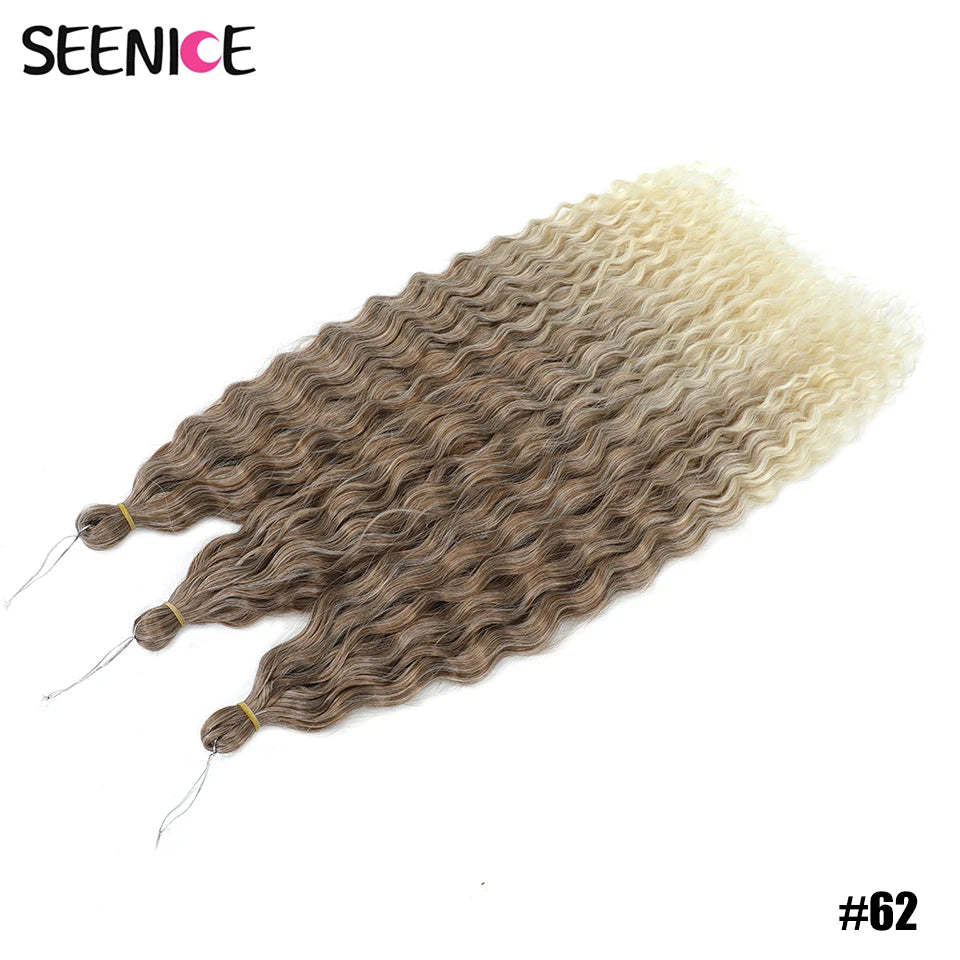 Synthetic Water Wave Twist Crochet Hair - Various Colors Available