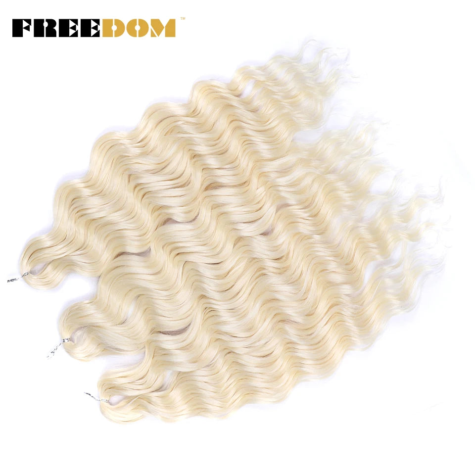 Deep Water Wave Synthetic 24inch Long Crochet Hair