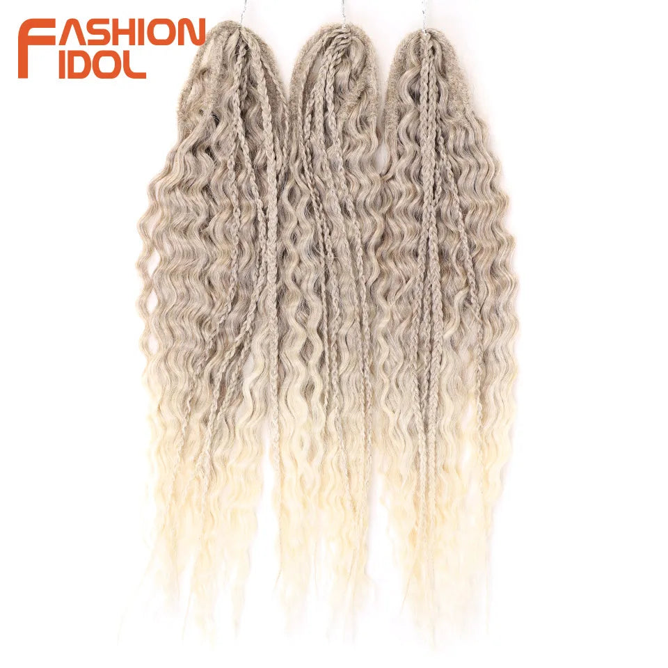 Water Wave Synthetic Crochet Hair - Various Colors Available