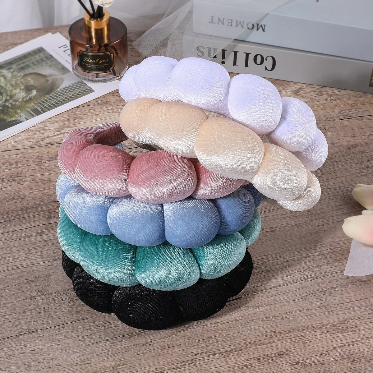 Women's TerryCloth Spa Puffy Sponge Headbands