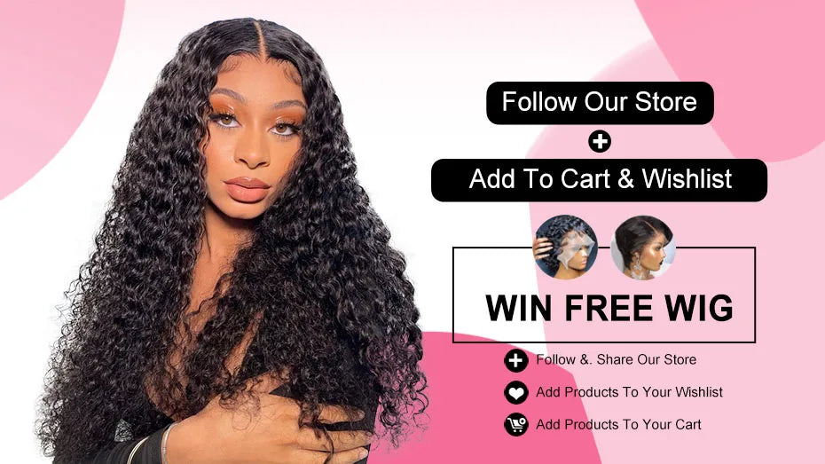 Peruvian Water Wave - 13x6 Transparent Lace Front Human Hair Glueless Wig