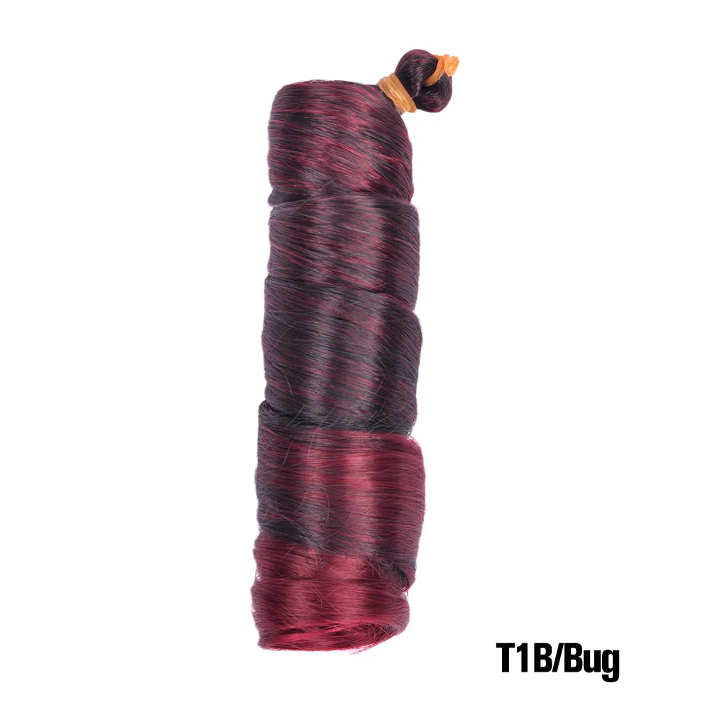 Loose French Spiral Curl Synthetic Pre-Stretched Braiding Hair