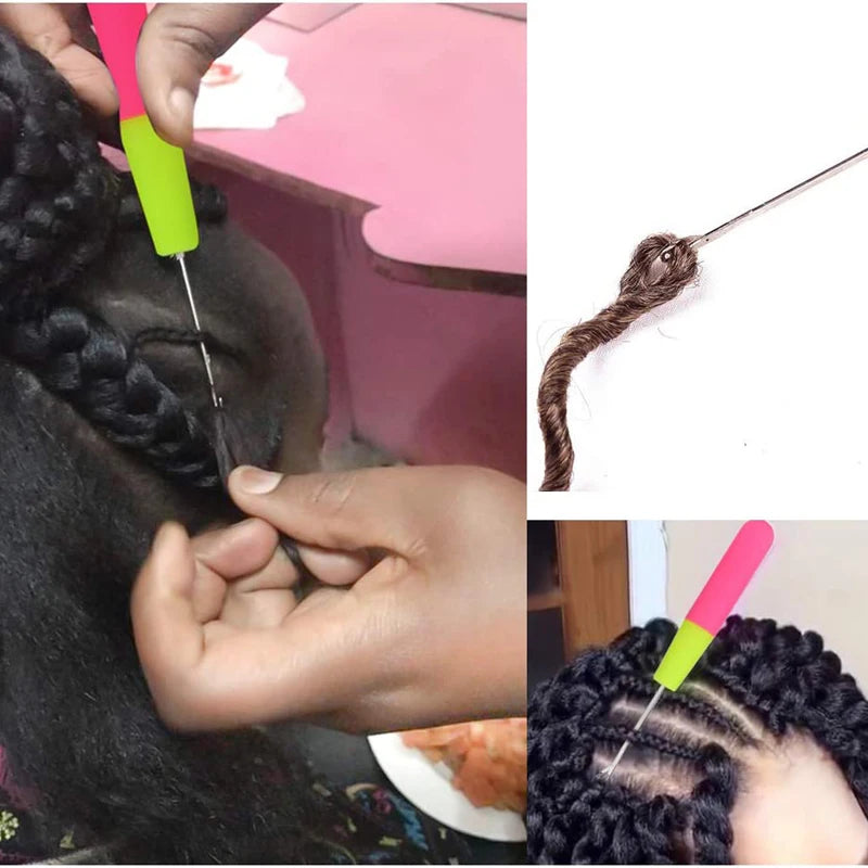 Plastic Crochet Hook Tool for Hair - Other Options Available