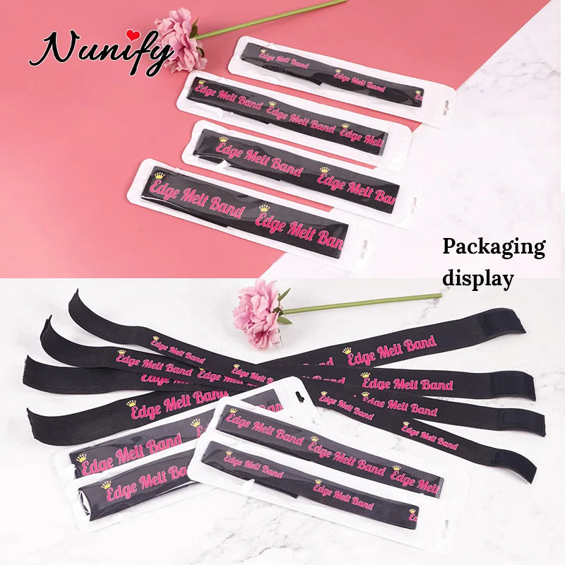 3PC Elastic Melting Lace Headband With Edge Brush/Comb