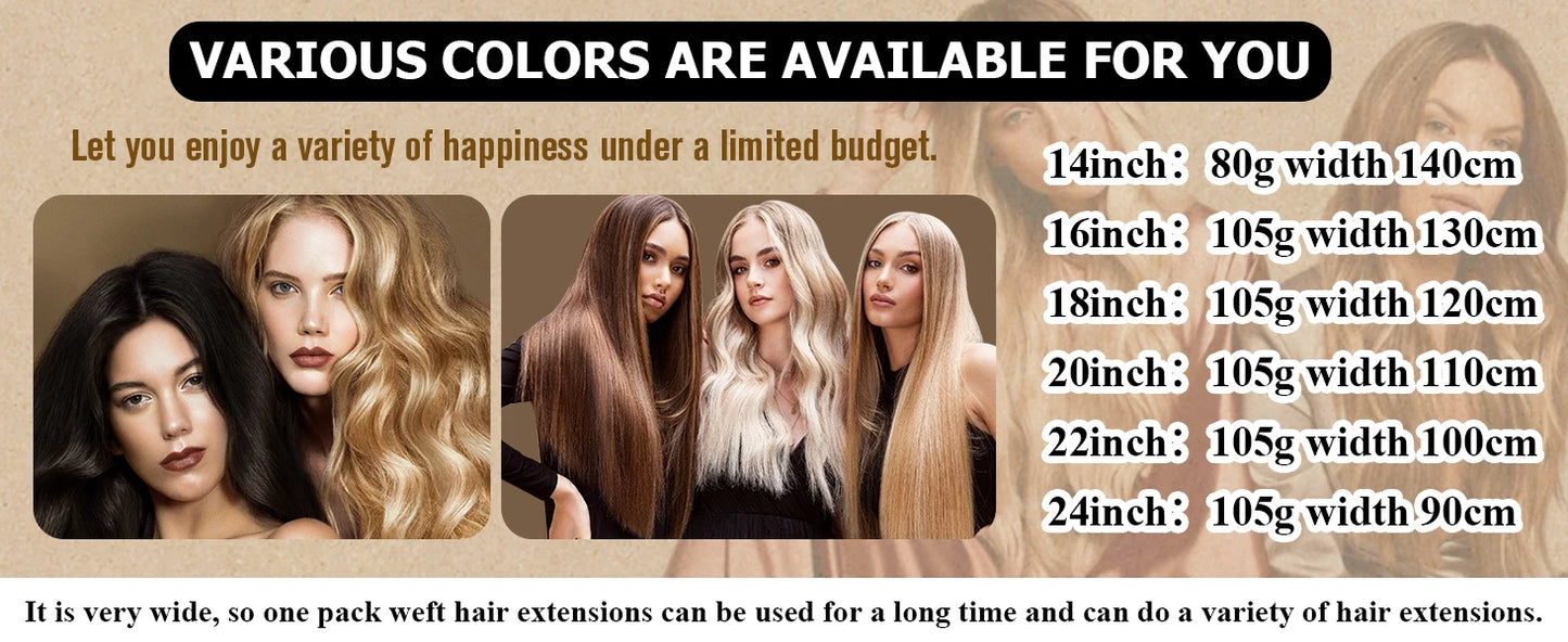 Straight Remy Human Hair Bundles