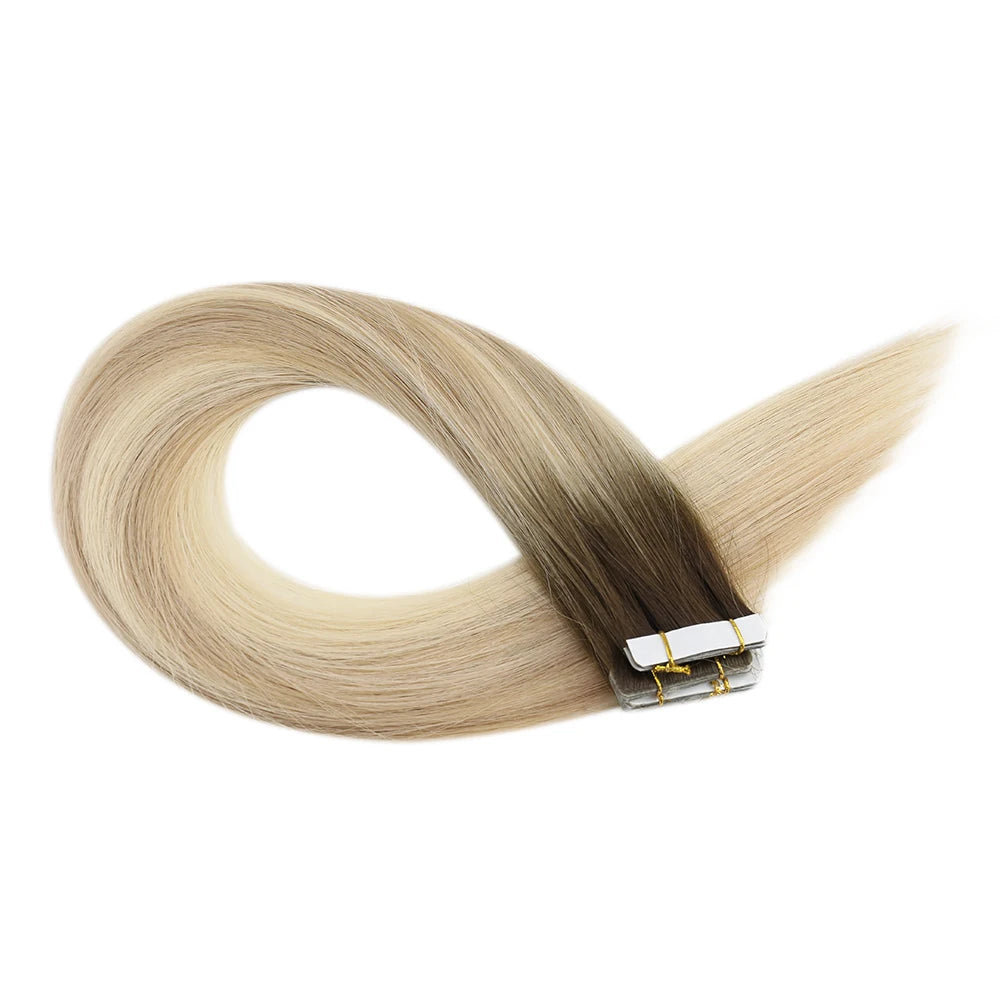 Invisible Seamless Skin Weft Injection Virgin Human Hair Tape In