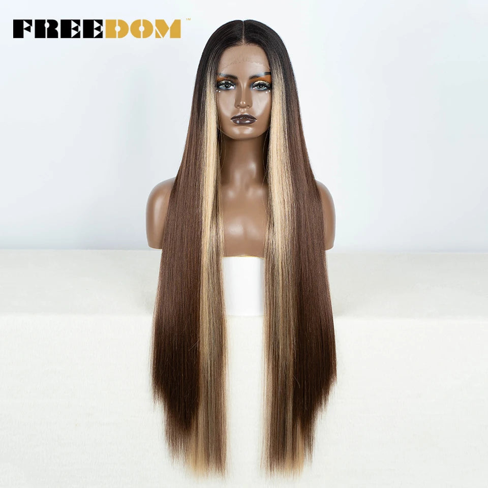 Straight Synthetic Lace Front Wigs - Various Colors Available