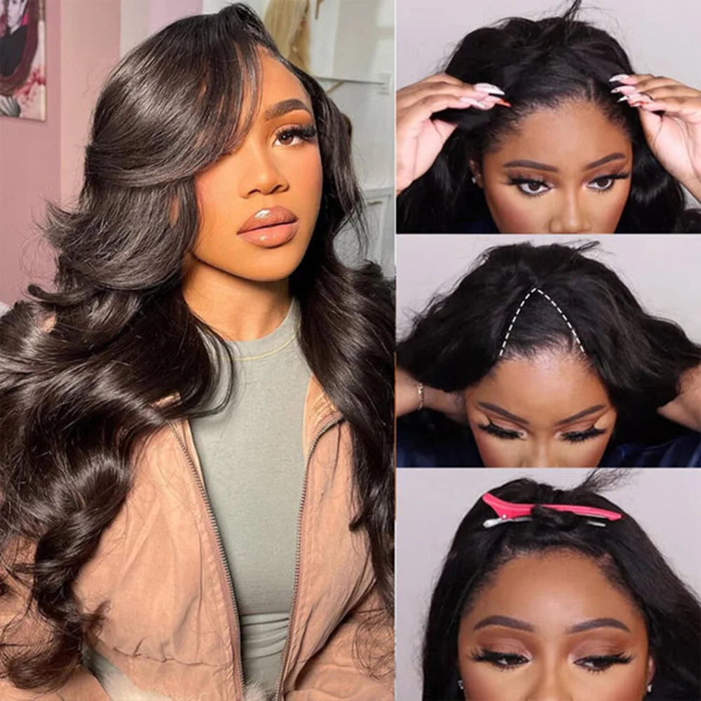 Body Wave - U  and V Part Wigs - Human Hair