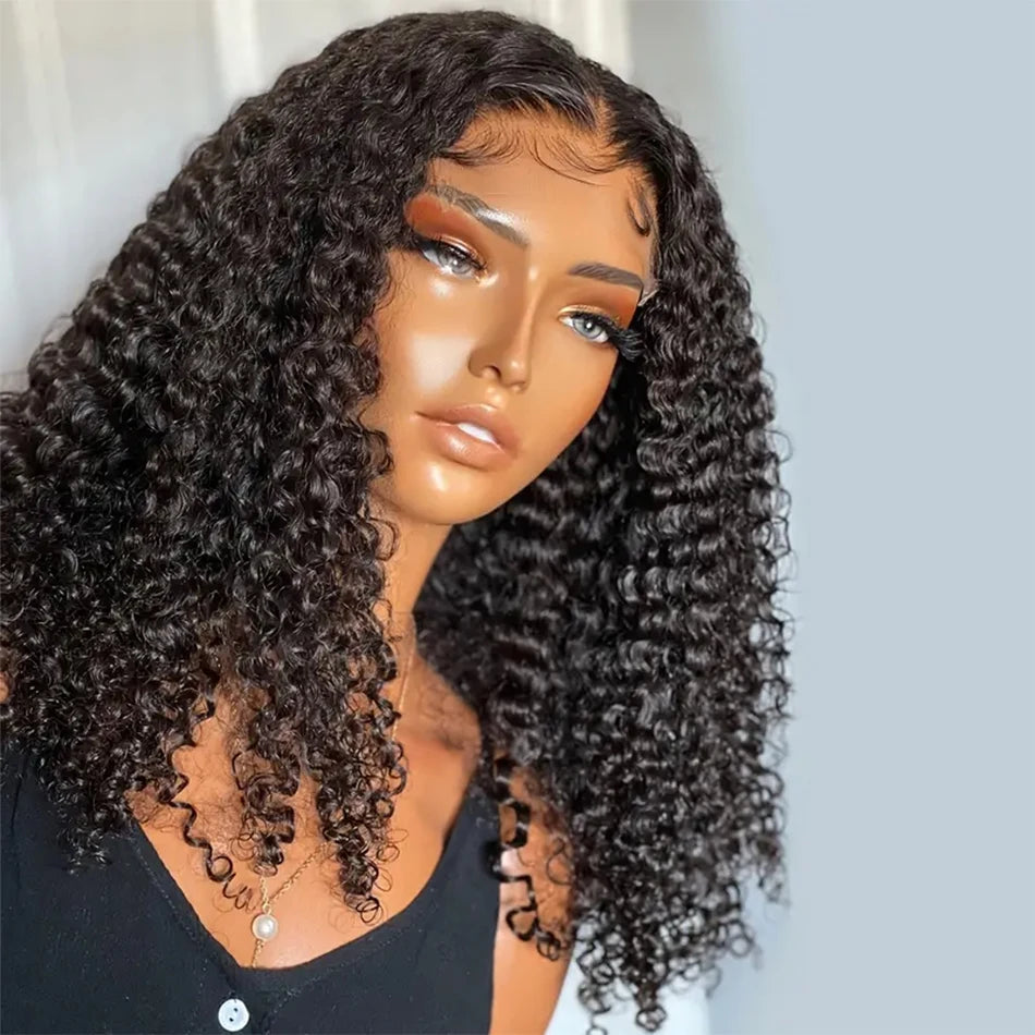 Deep Water Wave Curly Bob - Transparent Lace Frontal Glueless Wig