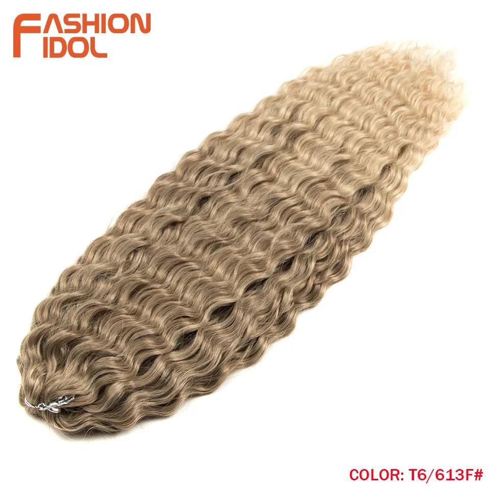 Water Wave Synthetic Crochet Hair - Various Colors Available