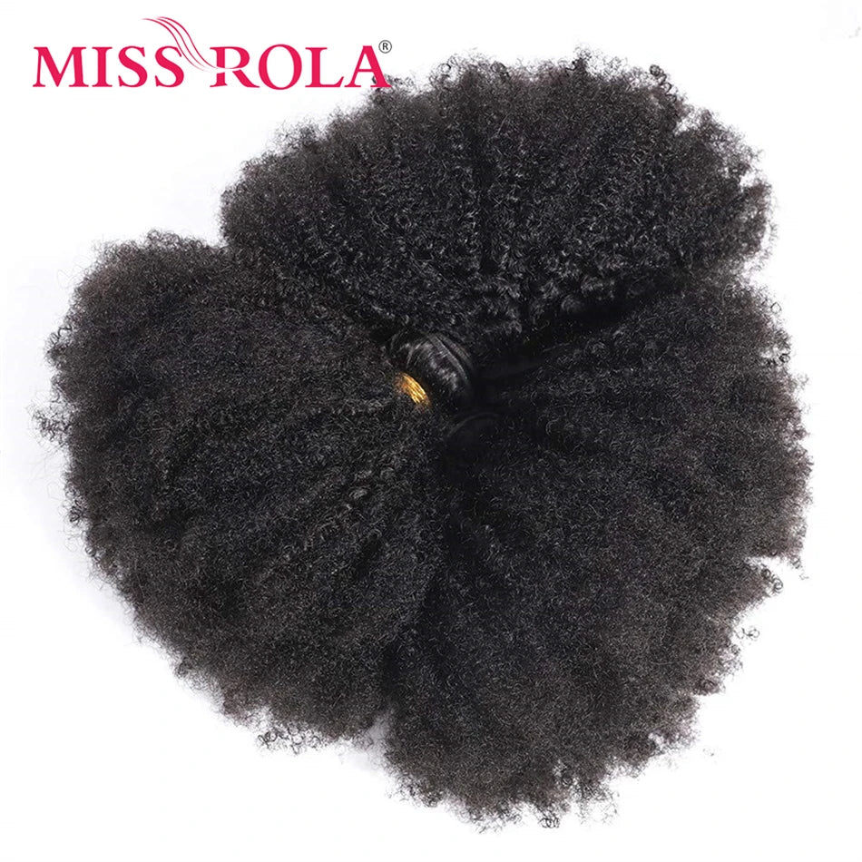 Afro Kinky Curly Weave Bundles 100% Human Hair