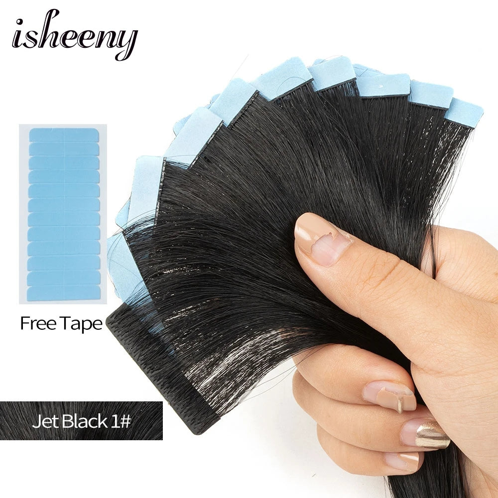 PU Skin Weft Invisible Tape-Ins Human Hair