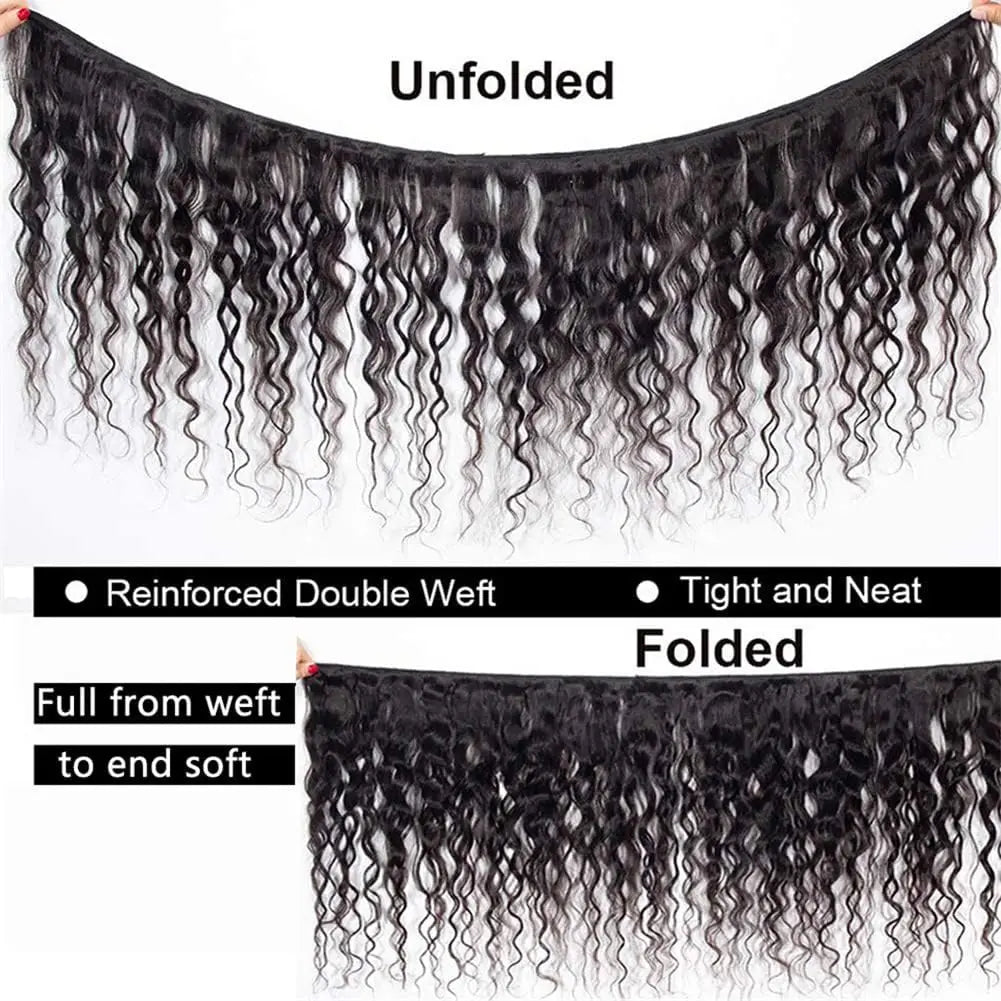 Water Wave Peruvian 100% Human Hair Bundles