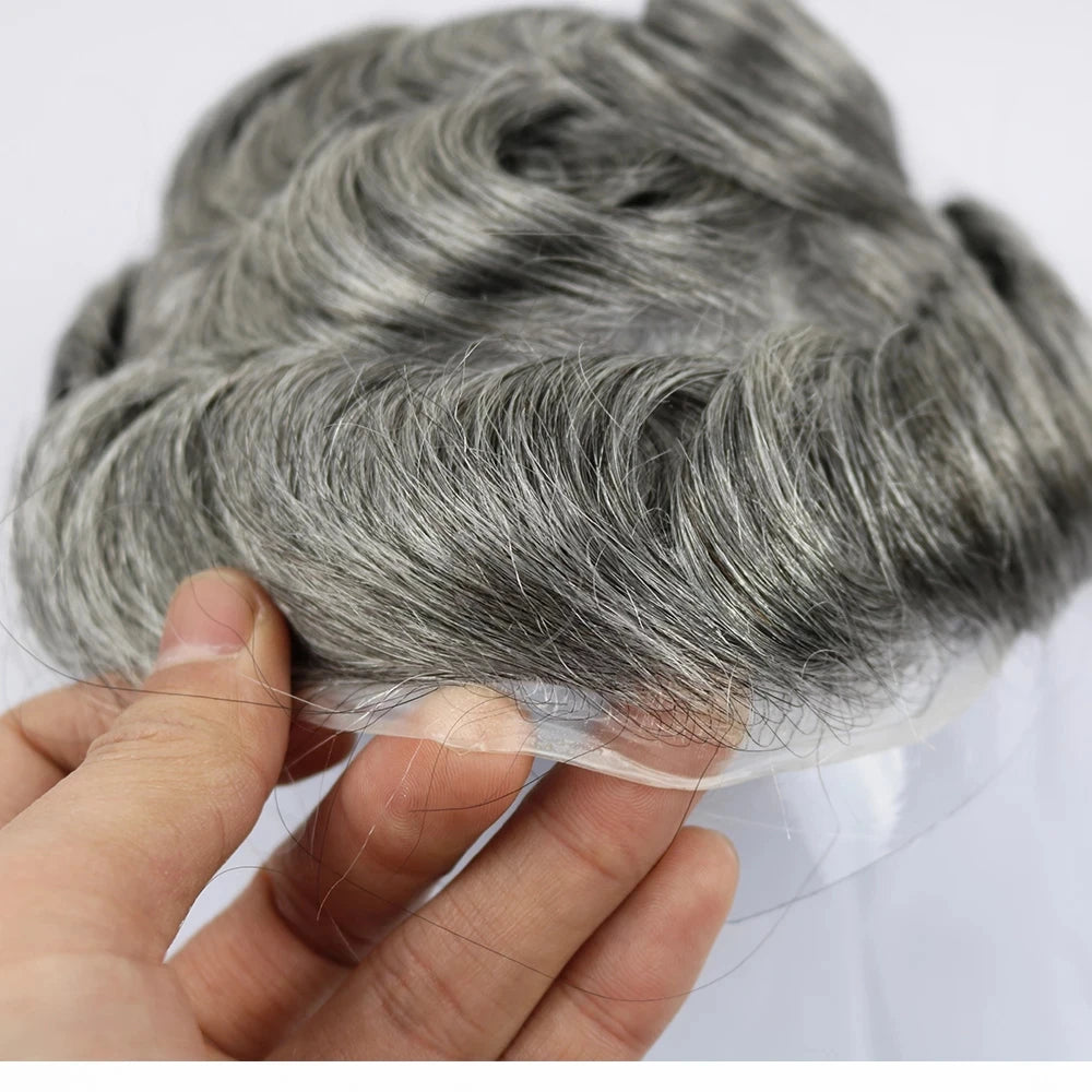 Thin 0.03mm Skin Natural Hairline Vlooped 100% Human Hair Replacement System (Toupee) Various Colors Available