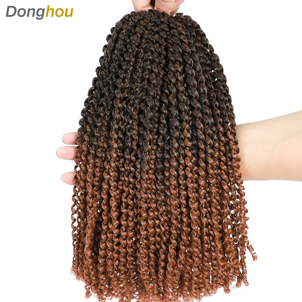 Curly Passion Twist Synthetic Crochet Hair - Various Colors Available