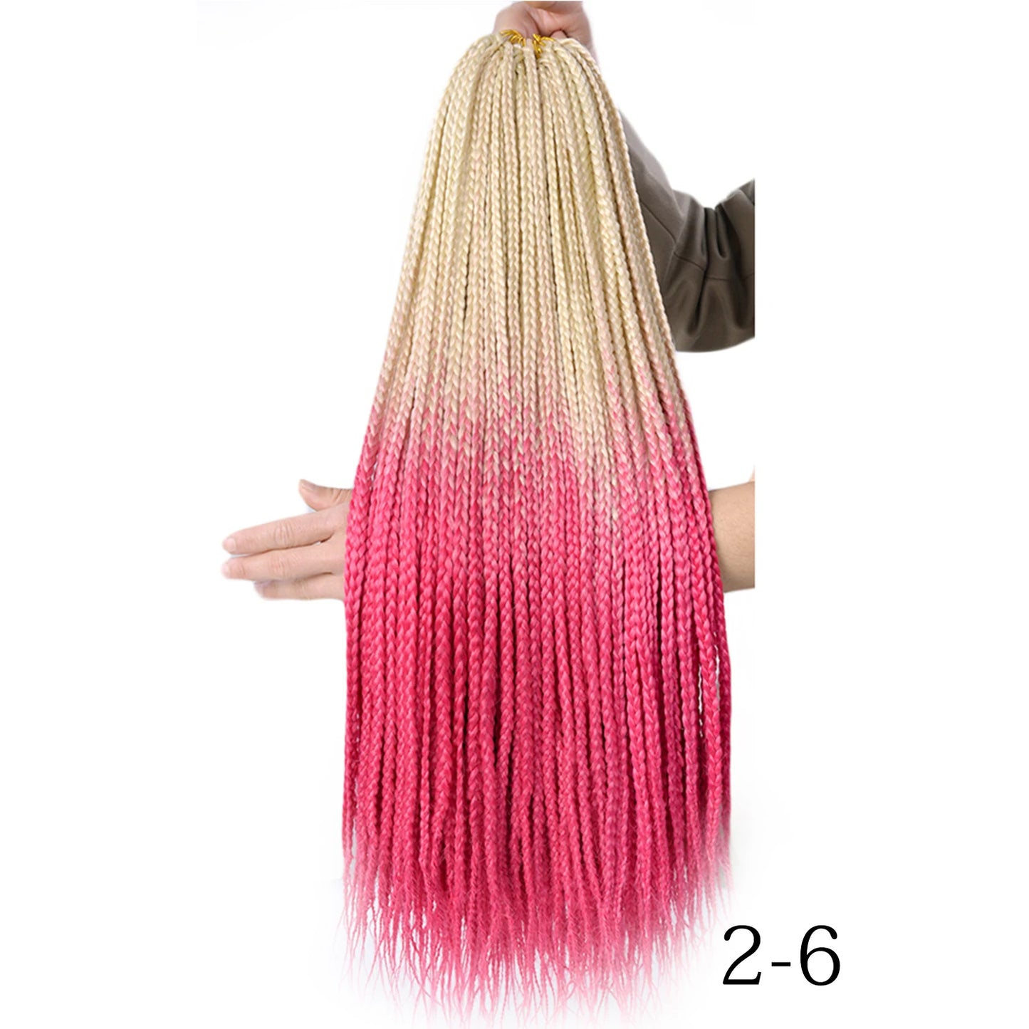 Synthetic Long Pre-Looped Box Braids Crochet Hair