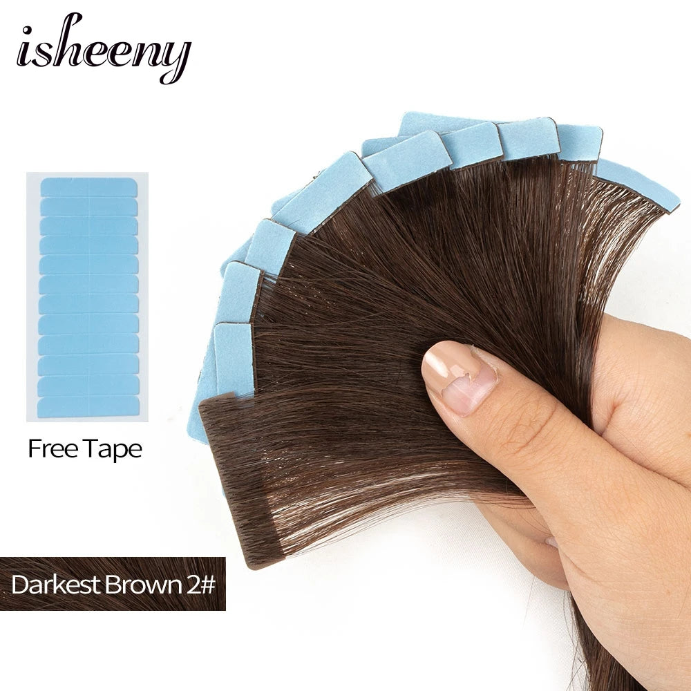 PU Skin Weft Invisible Tape-Ins Human Hair