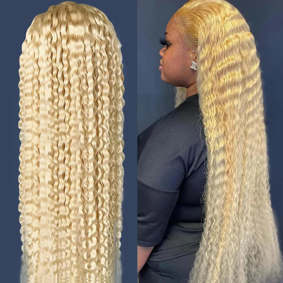 Blonde Deep Wave - HD Lace Frontal Human Hair Wig