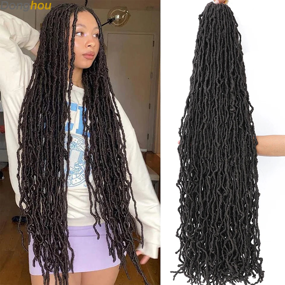 Faux Locs Crochet Synthetic Hair - Various Colors Available