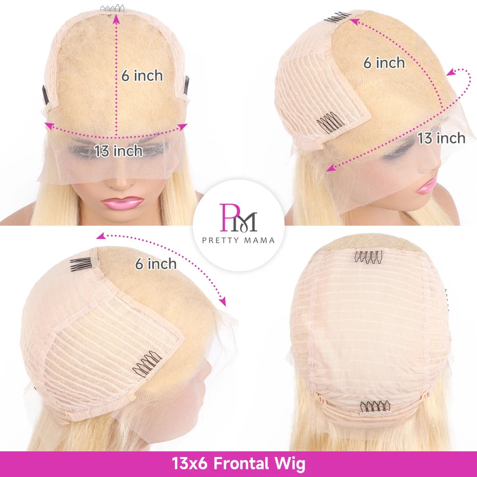 Cyan Blue Lace Body Wave - Human Hair Pre Plucked Lace Front Wig
