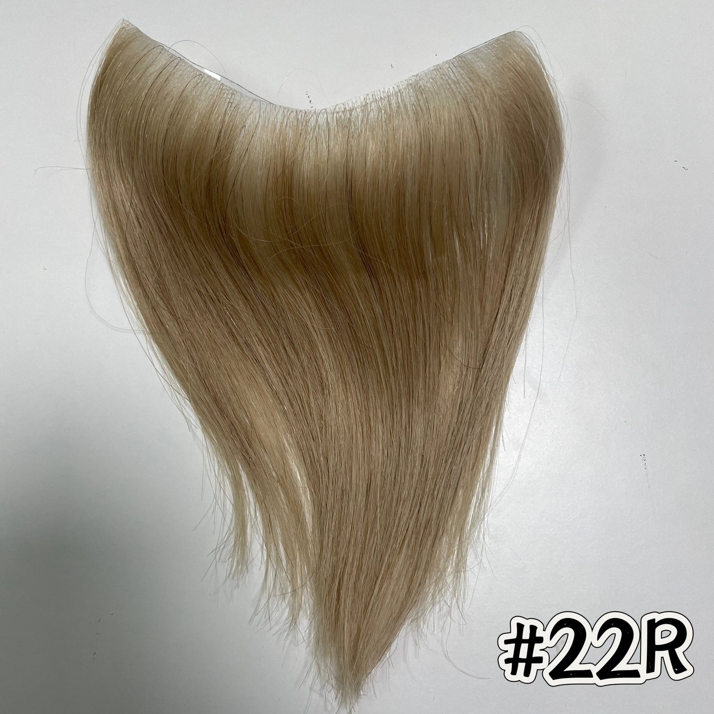 V Frontal Men Toupee Thin Skin PU 2.5x16 V Loop Human Hair Invisible Forehead Hairline