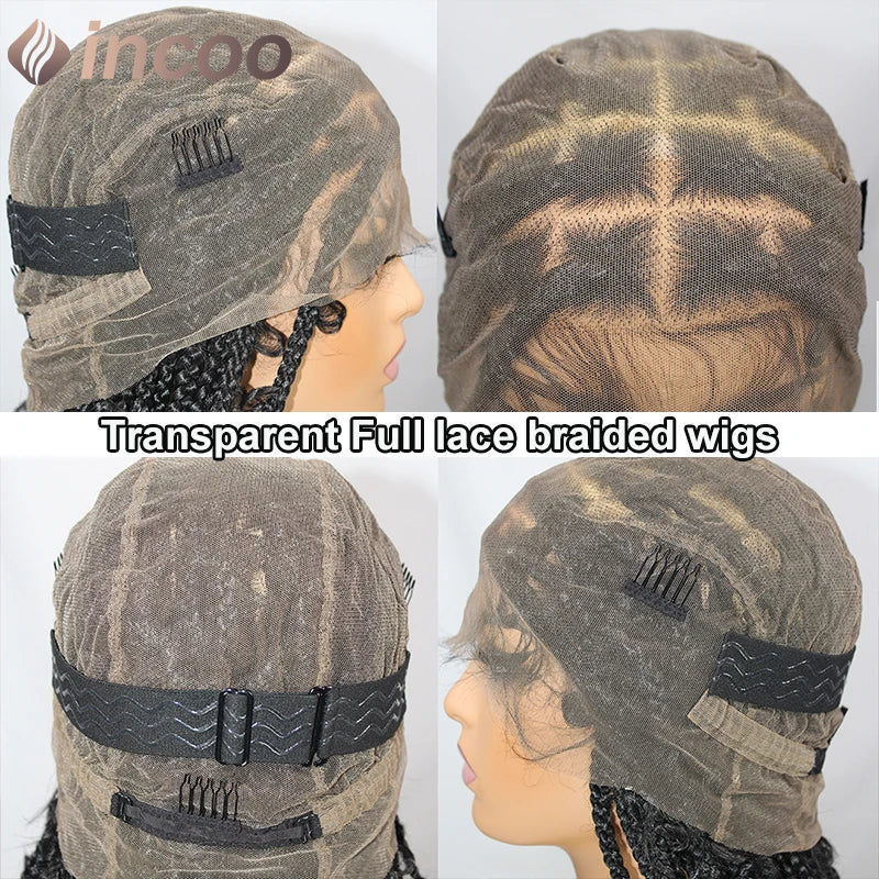 36 Inch Synthetic Braided Butterfly Lace Front Synthetic Wigs - Various Colors Available