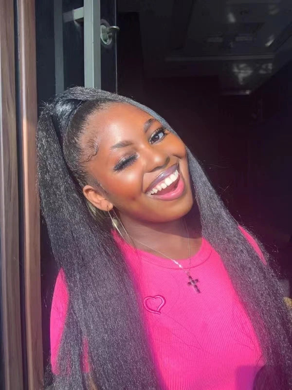 Kinky Straight Bundles Synthetic Hair Extension Crochet/Braiding