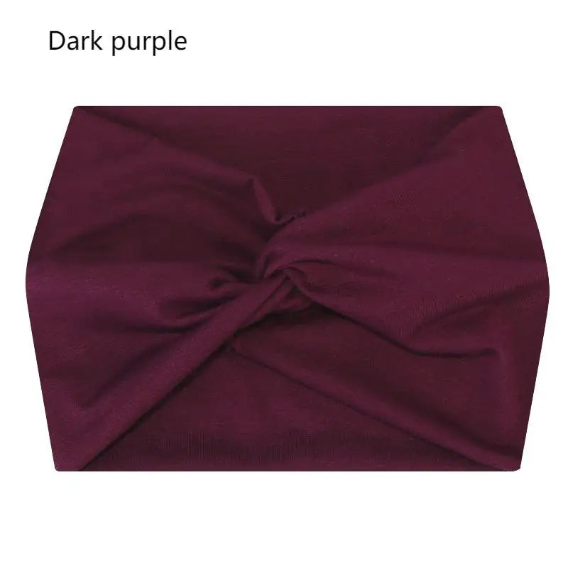 Wide Elastic Headbands