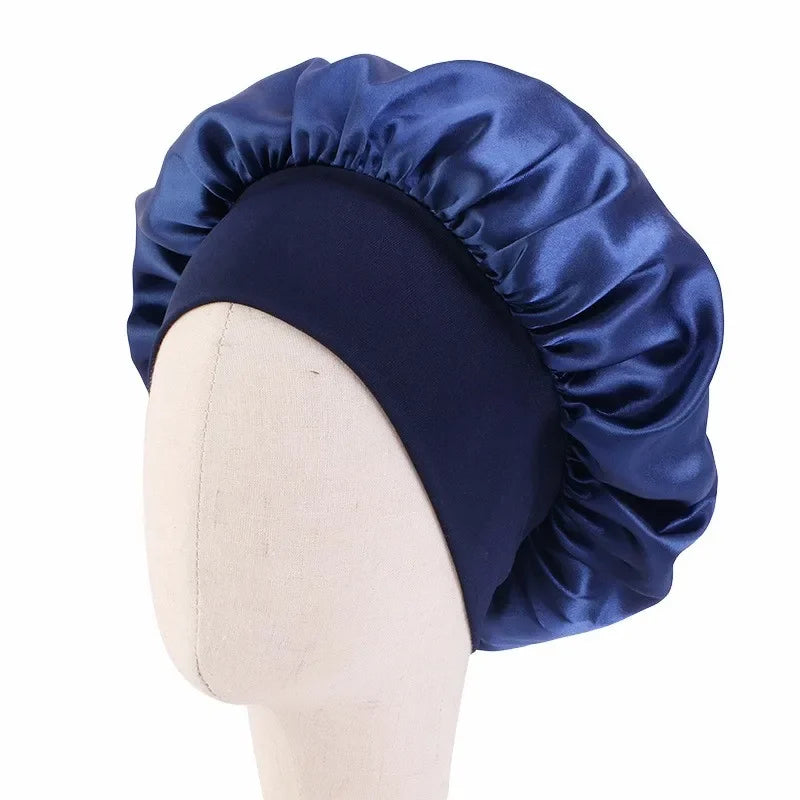 Girls Satin Wide Band Bonnet For Babies/Children