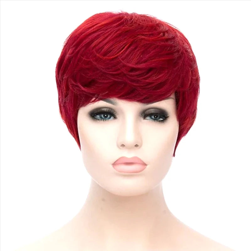 Synthetic Short Cut Curly Wig - Various Colors Available