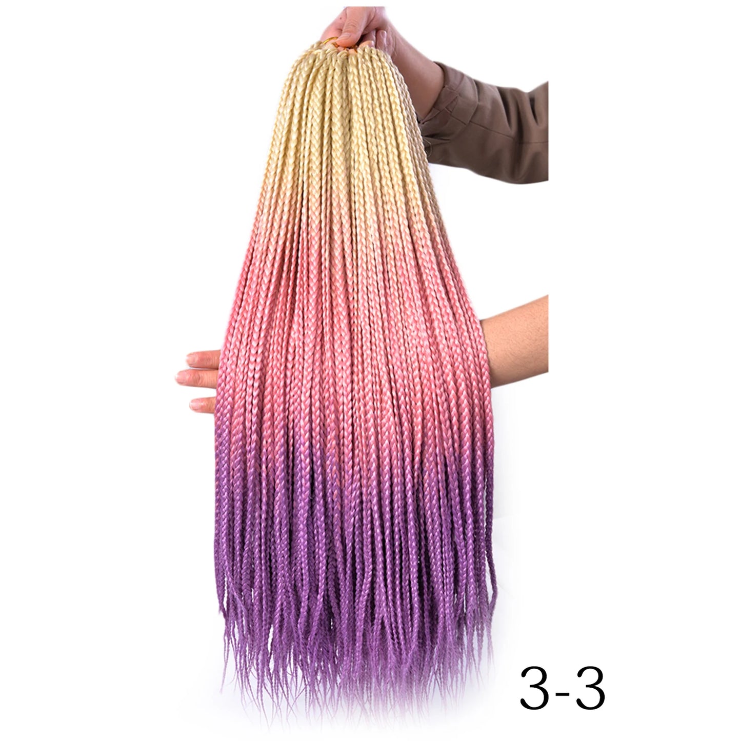 Synthetic Long Pre-Looped Box Braids Crochet Hair