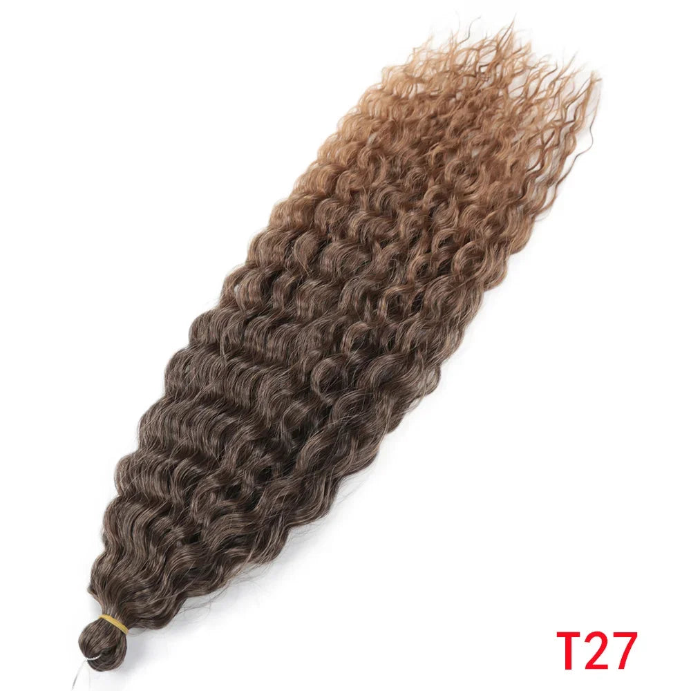 Water Wave Synthetic Crochet Hair - Various Colors Available