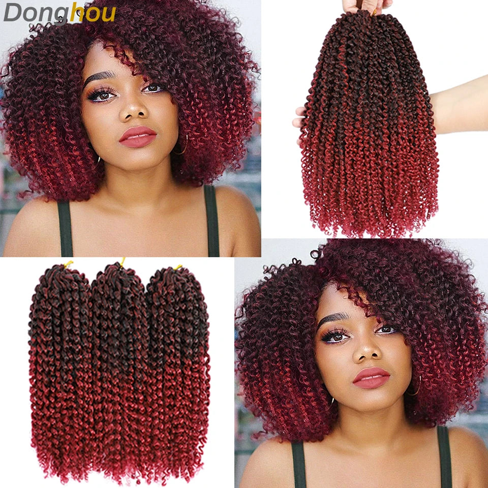 Curly Passion Twist Synthetic Crochet Hair - Various Colors Available