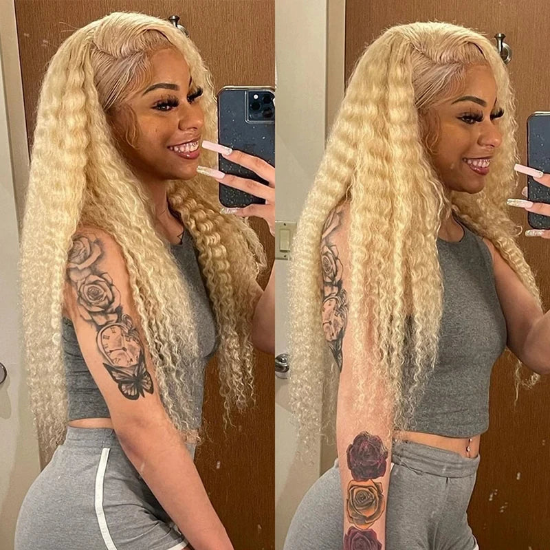 Blonde Deep Wave - HD Lace Frontal Human Hair Wig