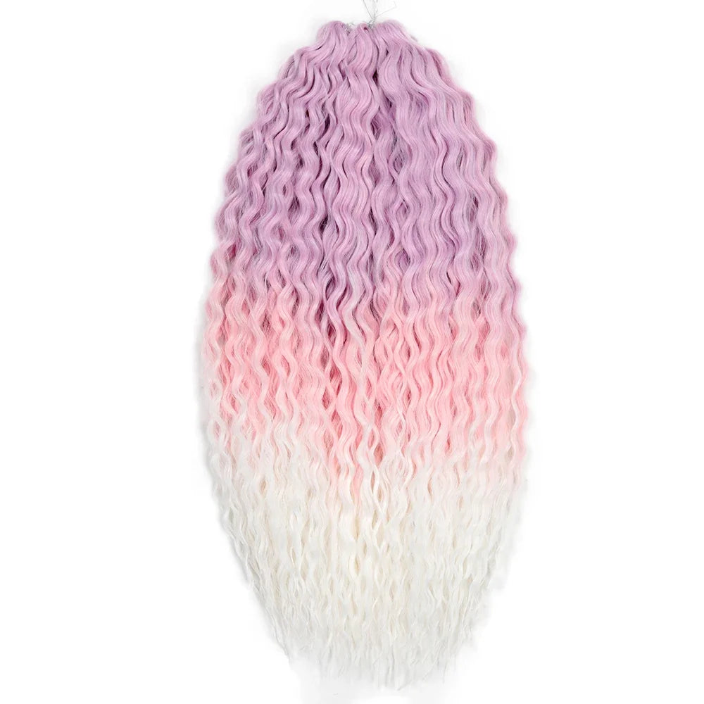 Water Wave Synthetic Crochet Hair - Various Colors Available