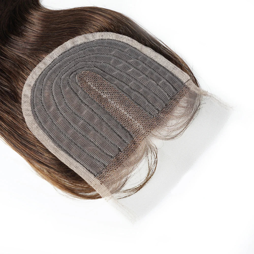 1PC Lace Closure Middle Part Body Wave Human Hair