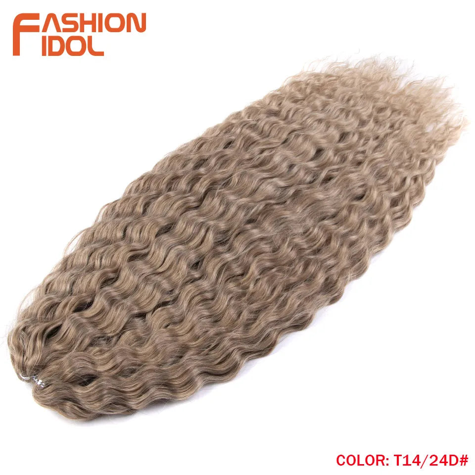 Water Wave Synthetic Crochet Hair 24 Inch - Various Colors Available