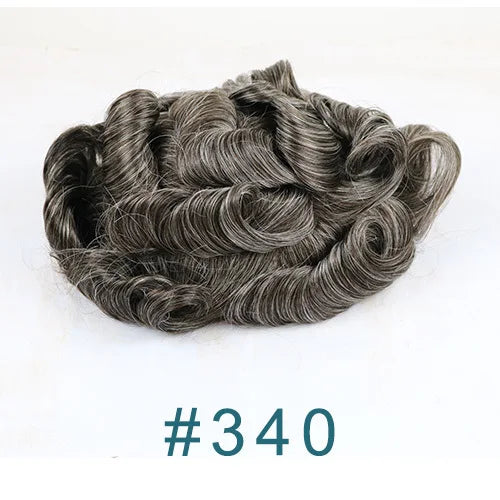 Thin 0.03mm Skin Natural Hairline Vlooped 100% Human Hair Replacement System (Toupee) Various Colors Available