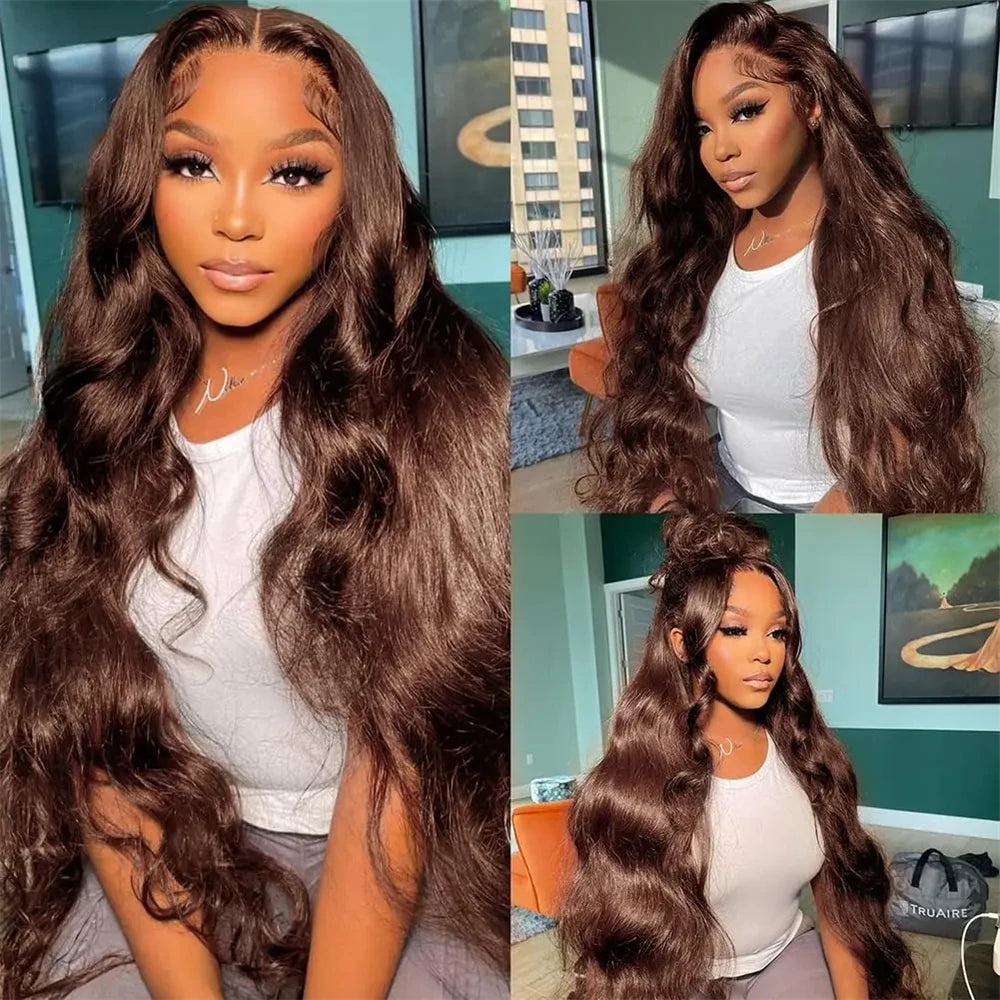 #4 Dark Brown Body Wave Human Hair Bundles