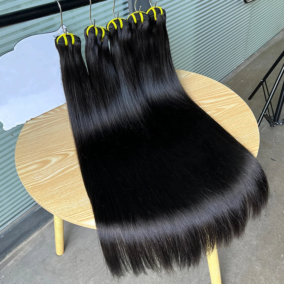 Bone Straight 100% Unprocessed Raw Virgin Human Hair Bundles