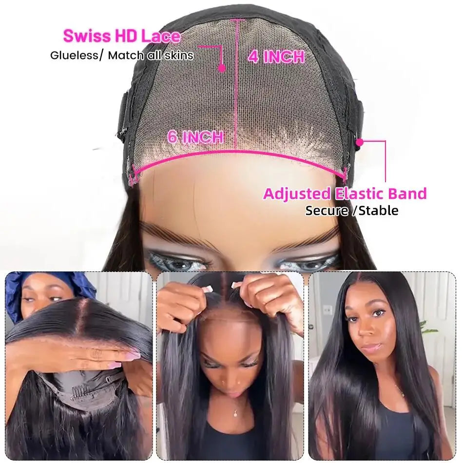 Orange Ginger Blonde - Glueless Pre Cut HD Lace Front Human Hair Ready To Wear Wig
