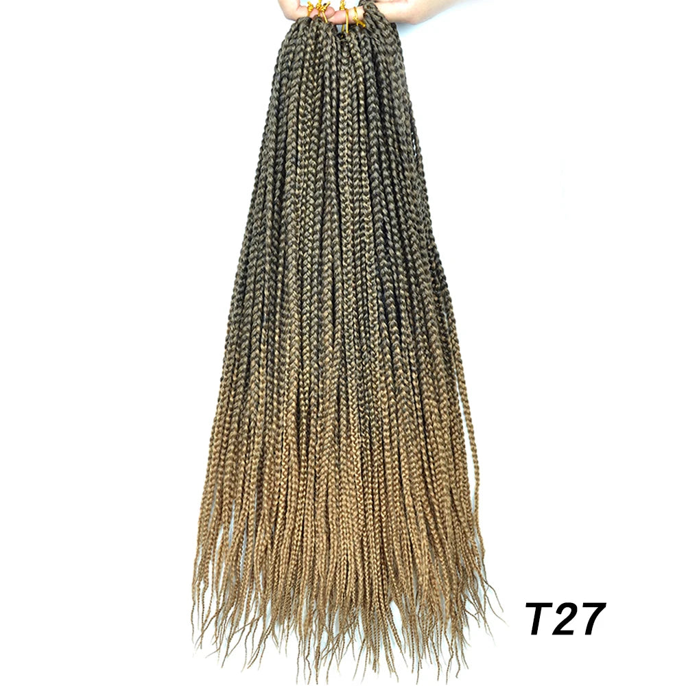 Synthetic Long Pre-Looped Box Braids Crochet Hair