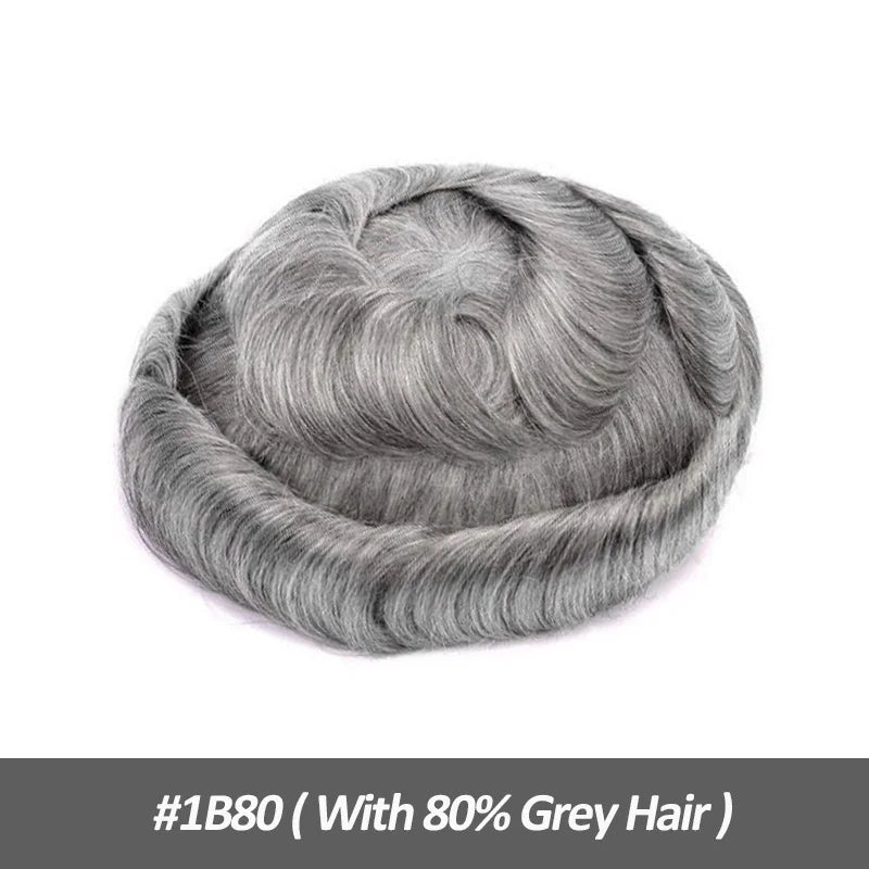 Straight Human Hair Replacement (Toupee) Injection Skin, Hair Capillary Prosthesis